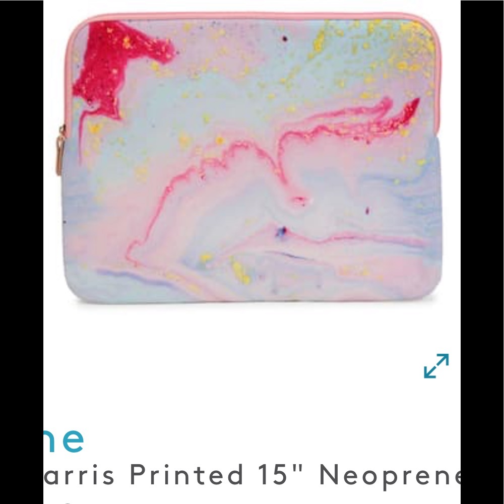 Winx Karris Marble Laptop Case Bag Pink Gold New 15 Inch